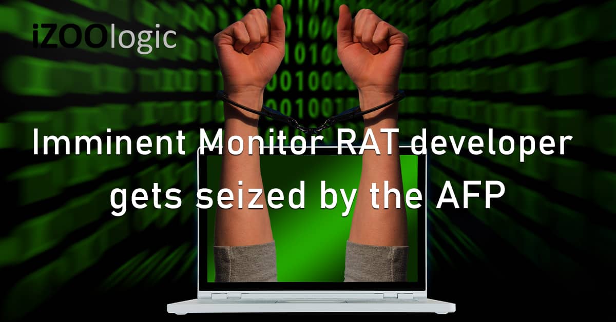 Imminent Monitor RAT Developer Seized AFP Australian Federal Police IM5 Dark Web