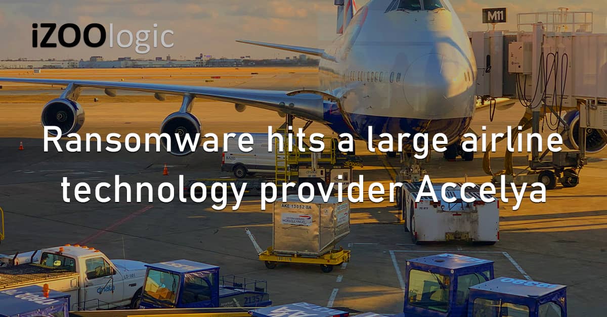 Ransomware Airline Service Provider Accelya ALPHV BlackCat Data Leak Threat Group