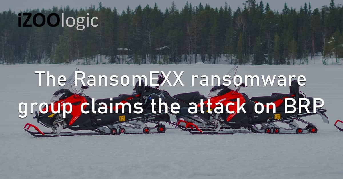 RansomEXX Ransomware Threat Group Cyberattack BRP Bombardier Recreational Products Canada North America