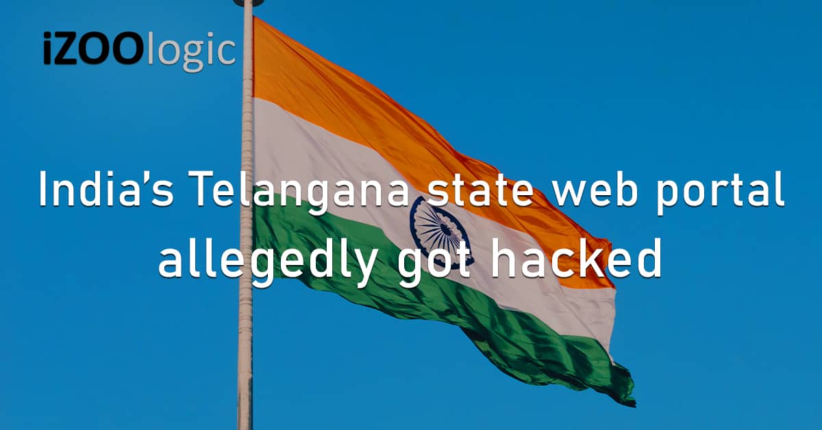 India Telangana Web Portal Government Hacked Exfiltration Stolen Data Dark Web EvilHacker