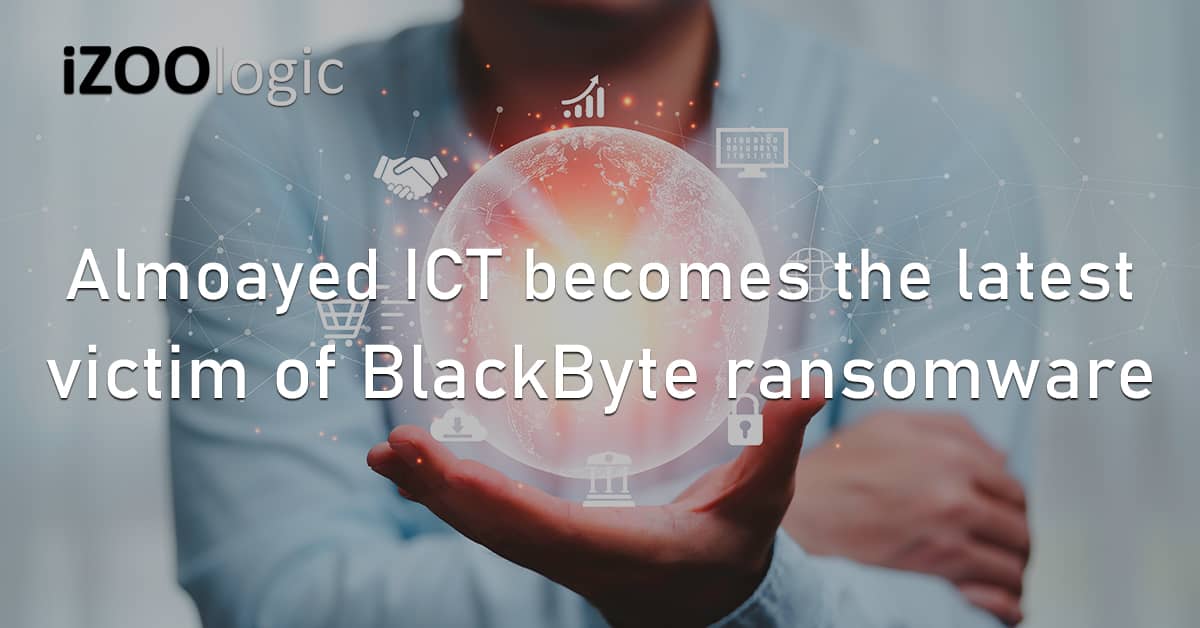 Almoayed ICT BlackByte Ransomware Bahrain Middle East Extortion Dark Web iZOOlogic IT