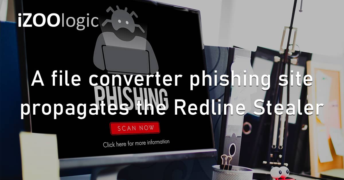 Convertio File Converter Phishing Fake Website Redline Stealer Malware