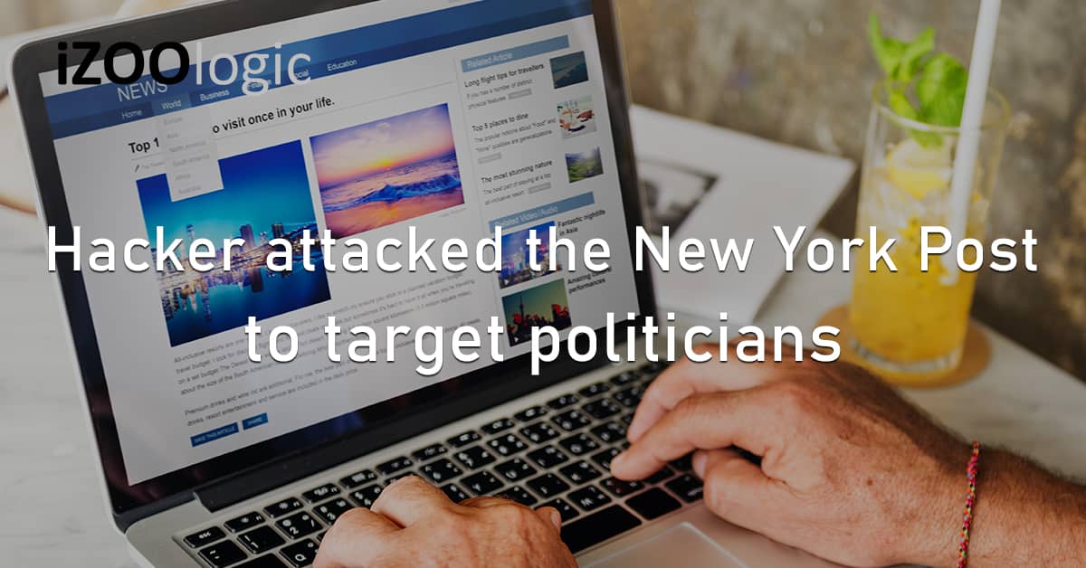 Hacker Cyberattack The New York Post Politicians Twitter Social Media Compromised Account CMS