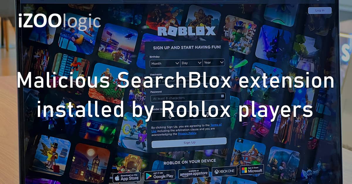 Malicious App SearchBlox Browser Extension Roblox Gaming Google Chrome