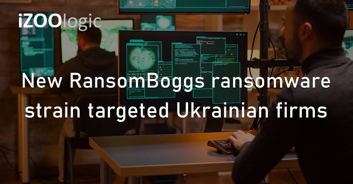 RansomBoggs Ransomware Strain Ukrainian Firms