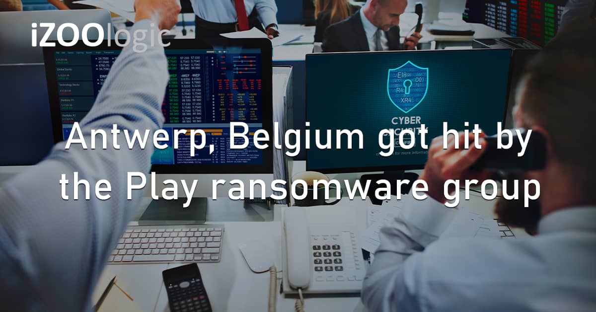 Antwerp Belgium Europe Play Ransomware Hacker Group Data Leak Stolen Data IT Disruption