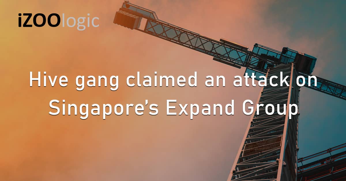Hive Ransomware Hacker Gang Cyberattack Singapore Expand Group Construction