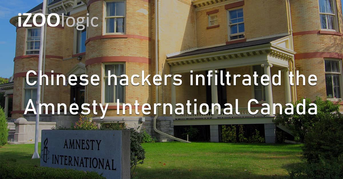 Chinese Hackers Infiltrated System Amnesty International Canada Data Breach
