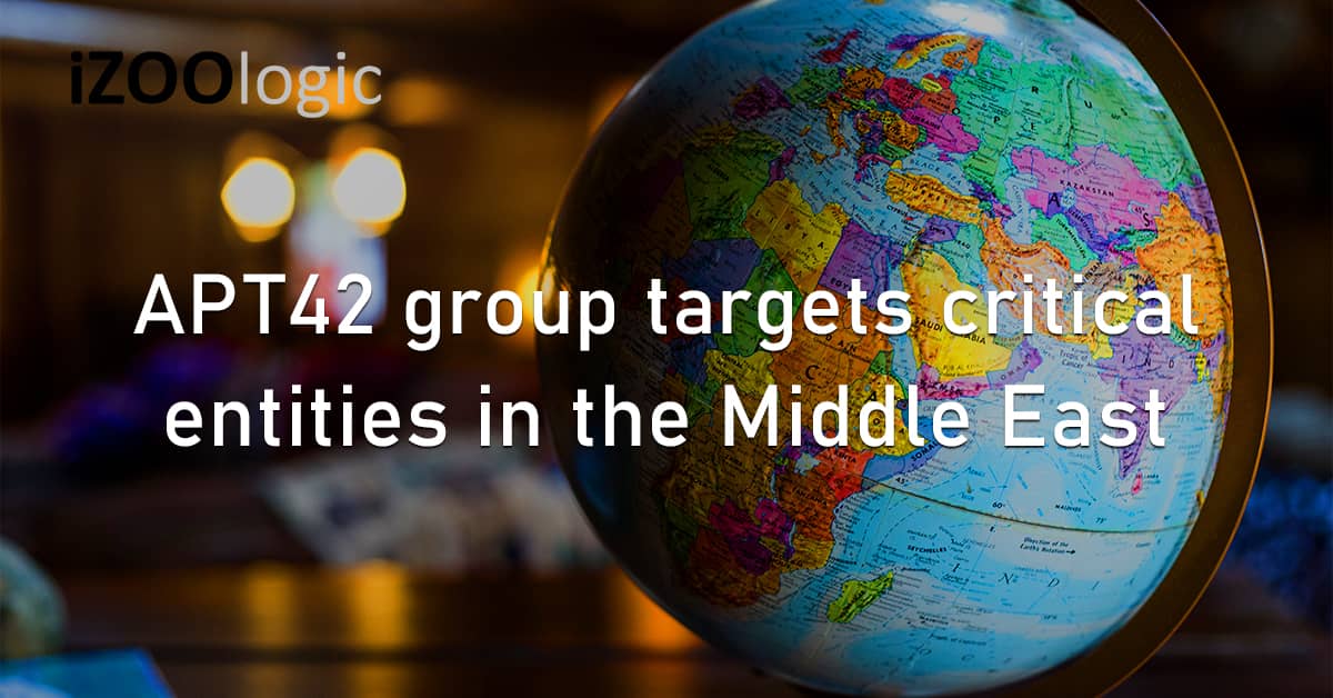 APT42 Threat Group Government Entities Middle East