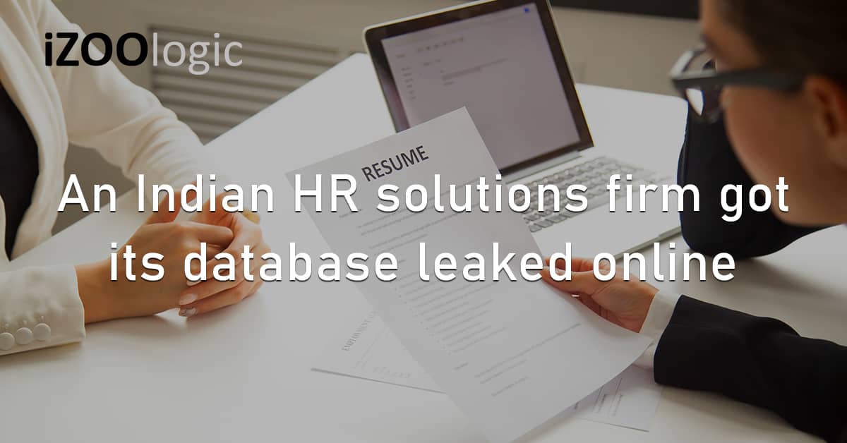 India HR Solutions Human Resources Database Leak PII System Misconfiguration Fraud Prevention