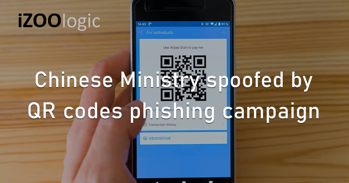 Chinese Ministry Spoofing QR Code Phishing Fraud Campaign Europe UK