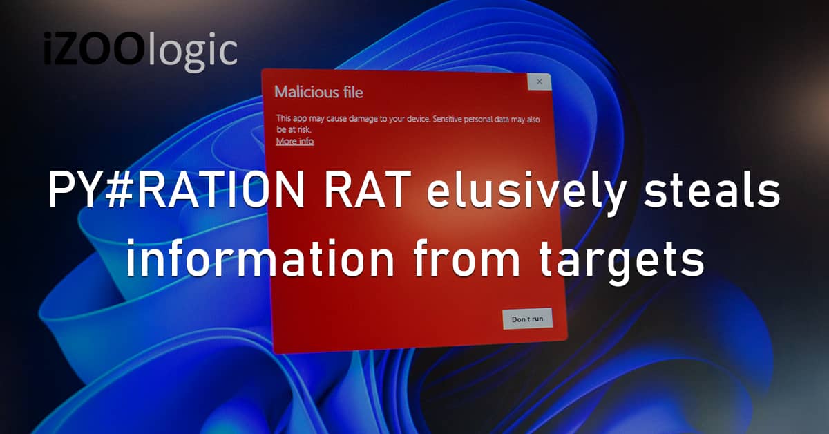 PY#RATIONRAT Infostealer Malware Python Security Bypass
