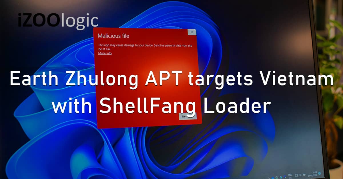Earth Zhulong APT Vietnam ShellFang Loader Malware