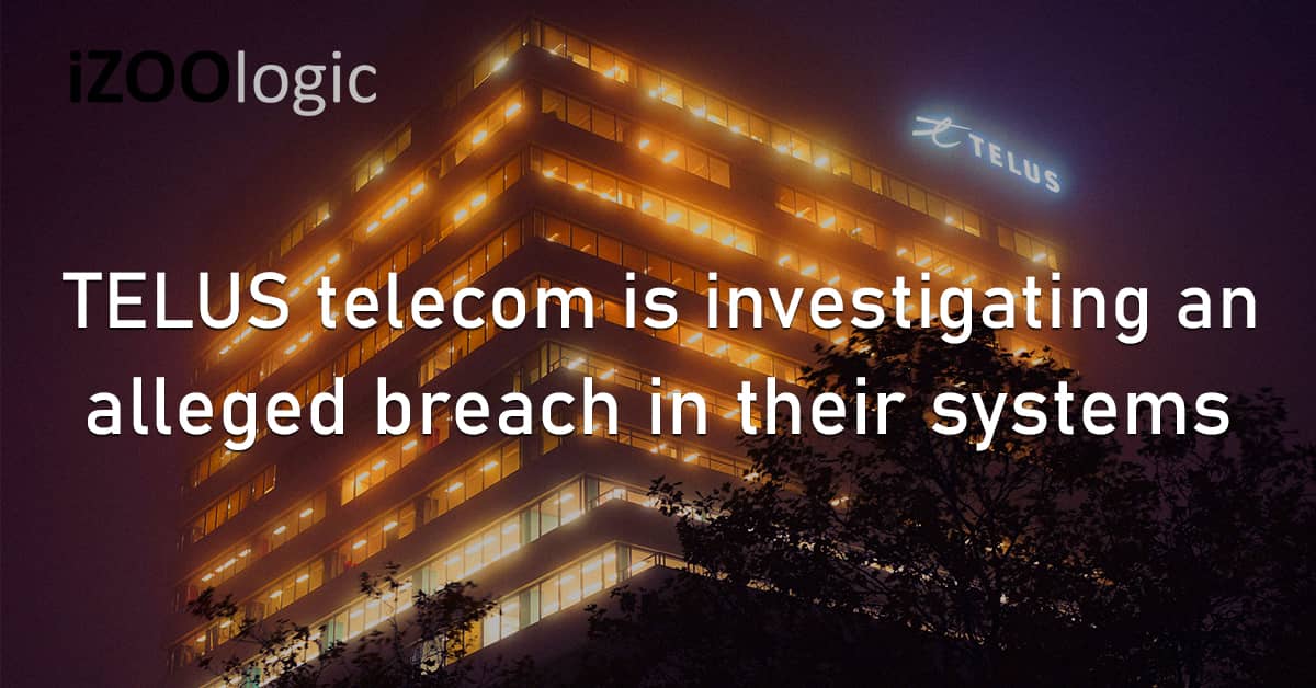 TELUS Telecom Canada Data Breach Dark Web Employee Data Source Code Fraud Prevention