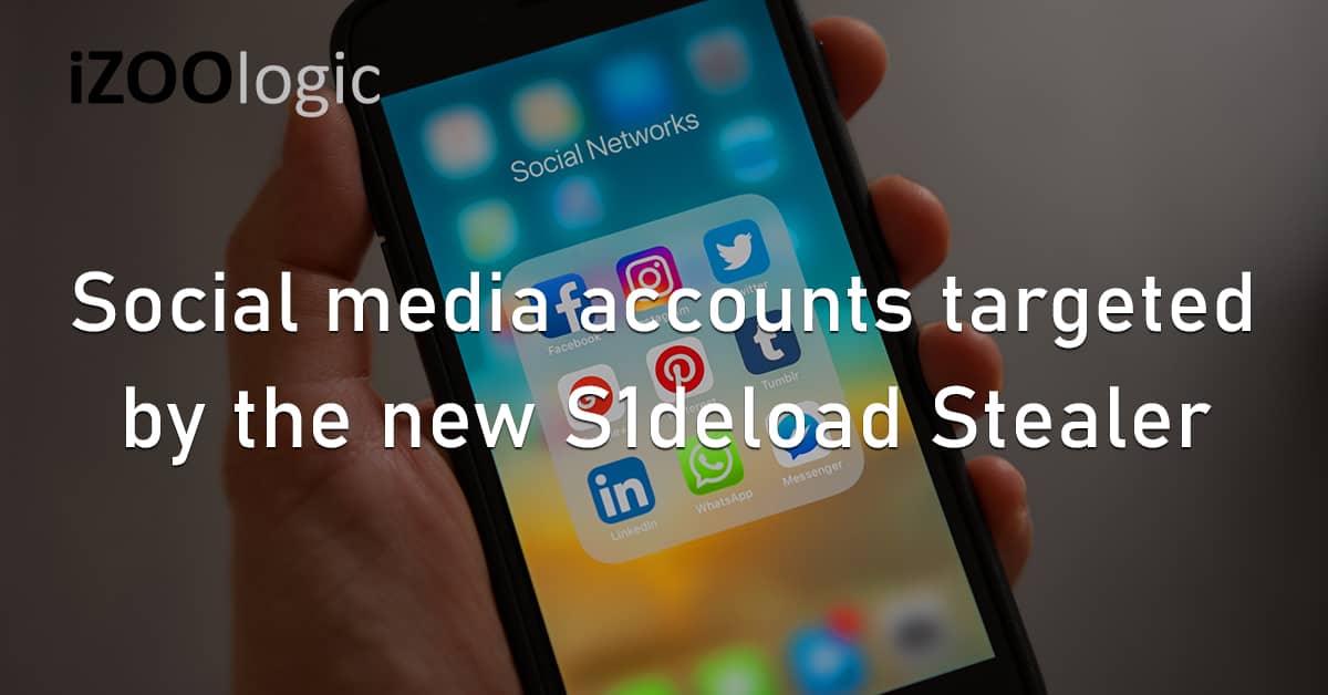 Threat Actors Social Media Accounts S1deload Stealer Malware YouTube Facebook Cryptocurrency