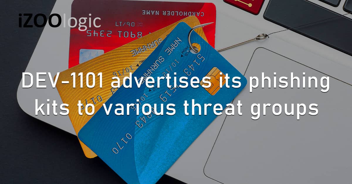 DEV-1101 Phishing Kits Threat Groups Telegram NodeJS