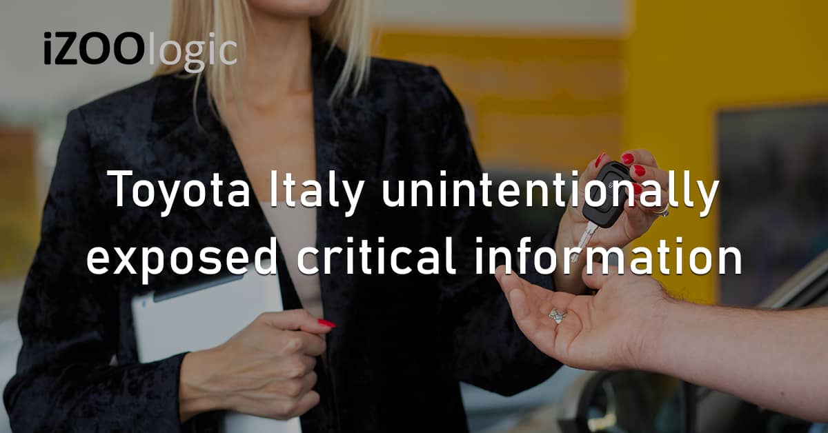 Toyota Italy Exposed Information Compromised Data Salesforce Phishing Fraud Prevention