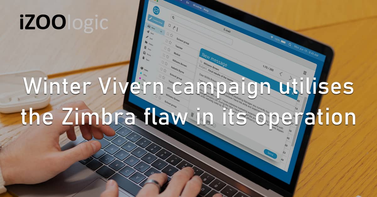 Winter Vivern Threat Group Cyberattack Campaign Zimbra Software Flaw Vulnerability Webmail