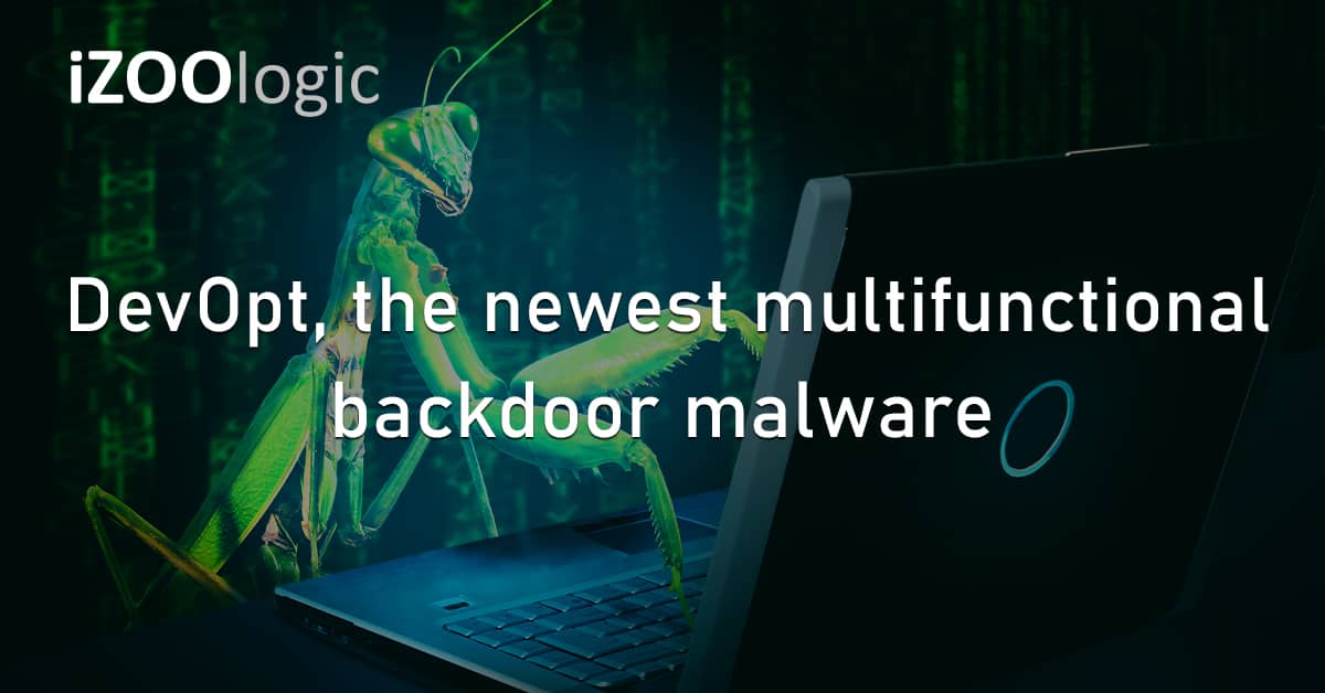 DevOpt Multifunctional Backdoor Malware InfoStealer Fake Website