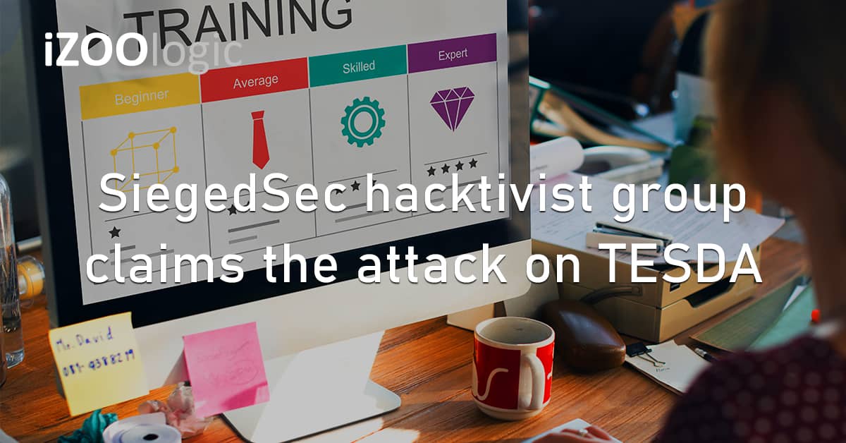 SiegedSec Hacker Group Hacktivist Cyberattack Data Leak TESDA Philippines Online Training
