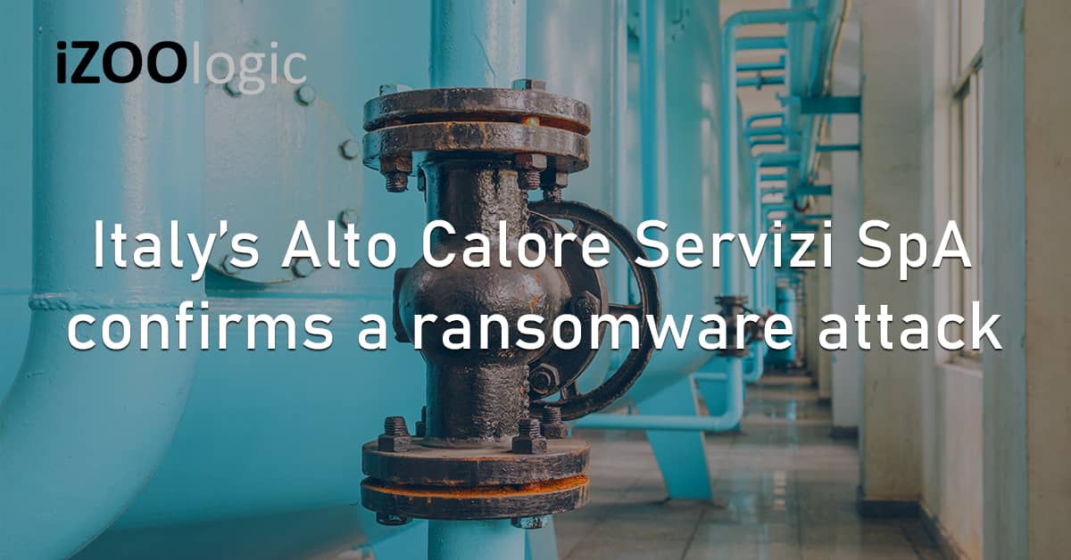 Italy Alto Calore Servizi SpA Ransomware Cyberattack Water Distribution Operation Disruption
