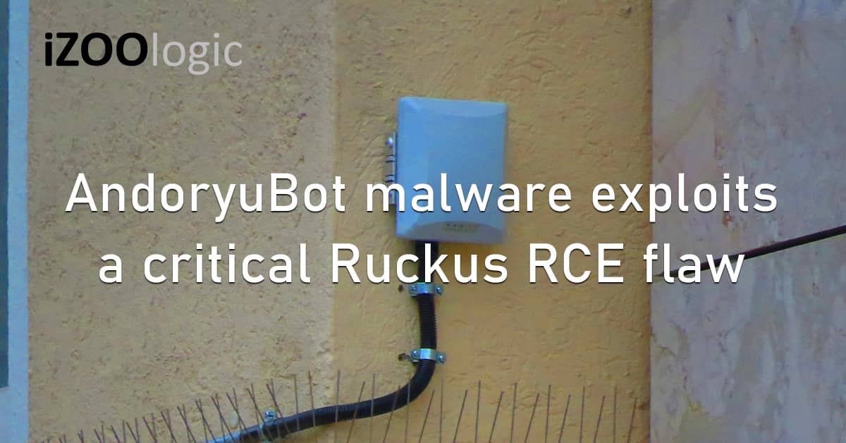 AndoryuBot Malware Vulnerability Exploit Critical Flaw Ruckus Network RCE DDoS