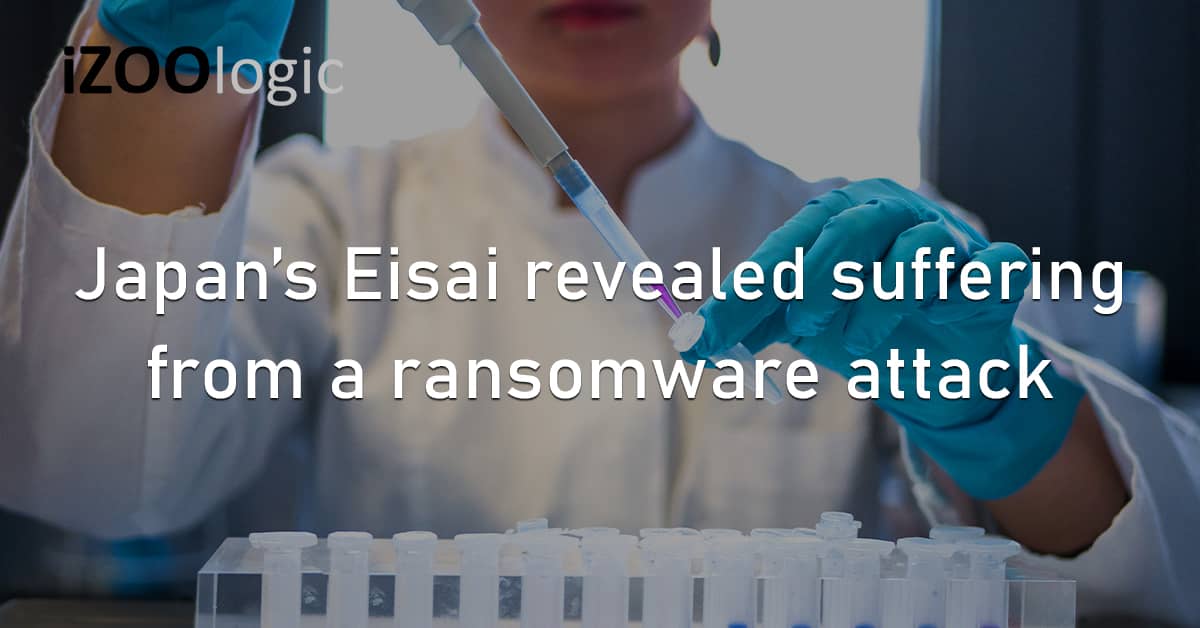 Japan Eisai Pharmaceutical Ransomware Cyberattack Operation Disruption Incident Response Ransomware