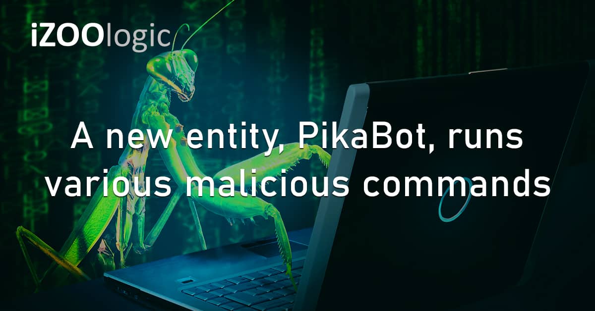 Entity Cyber Threat PikaBot Malware Malicious Commands DLL Sideloading