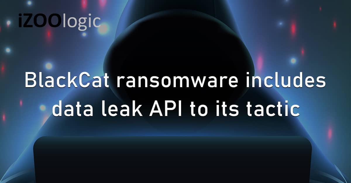 BlackCat Ransomware Hacker Gang Data Leak API Dark Web