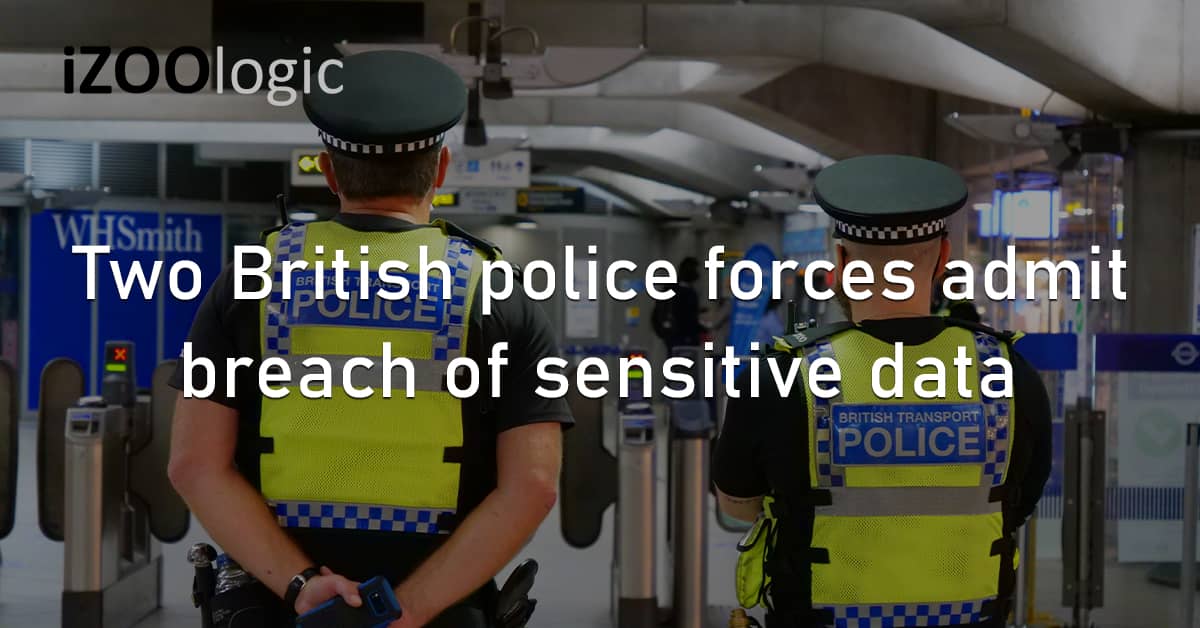 British Police Data Breach Sensitive Info Privacy Norfolk Suffolk UK