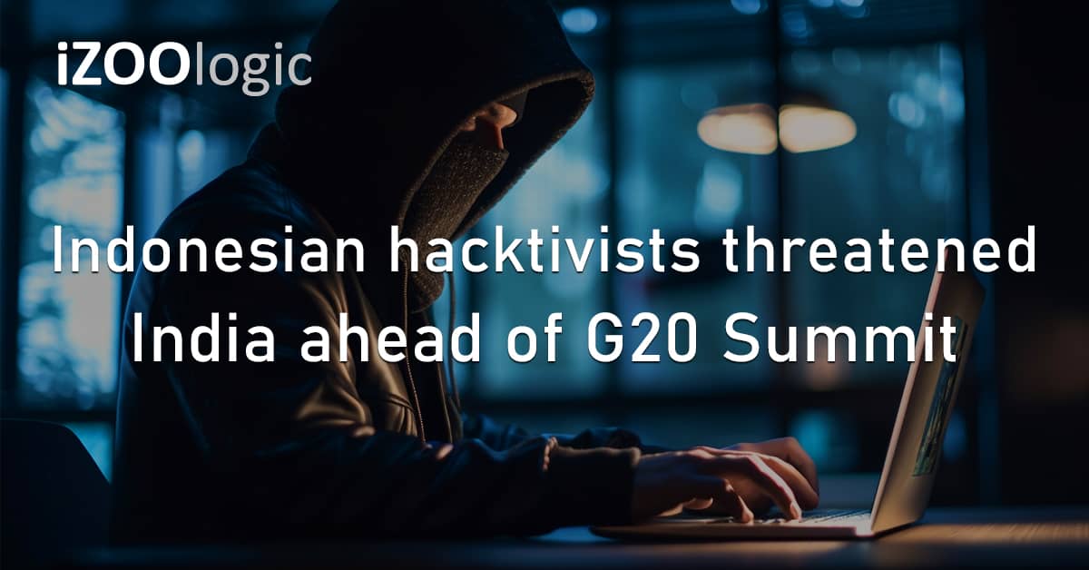 Indonesian Hackers Hacktivists Cyber Threat India G20 Summit