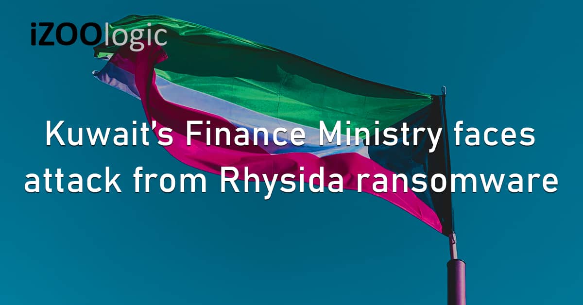 Kuwait Ministry of Finance Cyberattack Rhysida Hacker Group Ransomware Data Breach