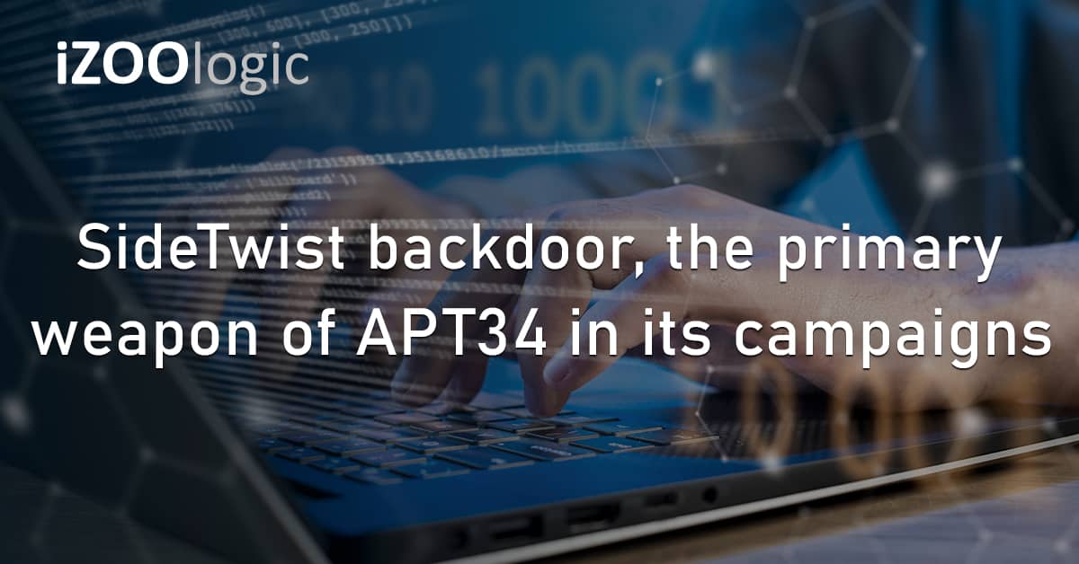 SideTwist Backdoor Malware APT34 Cyberattack Campaigns