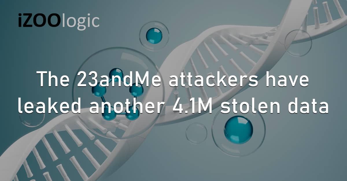 23andMe US Cyberattackers Data Leak Stolen Data Customer Info Privacy