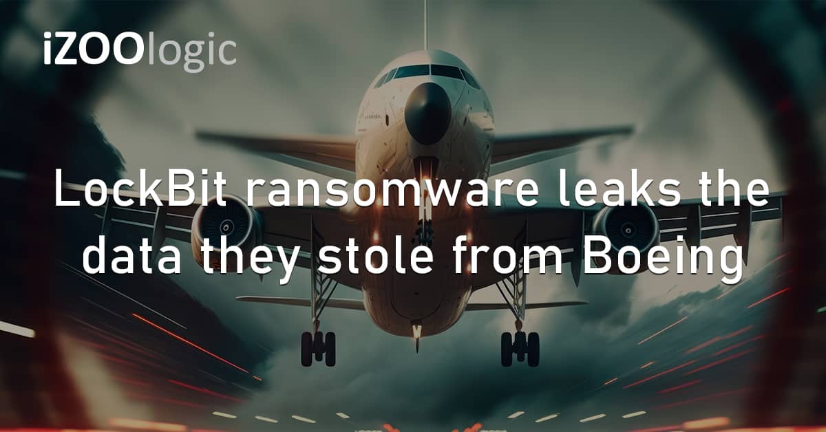 LockBit Ransomware Data Leak Stole Data Boeing US Dark Web