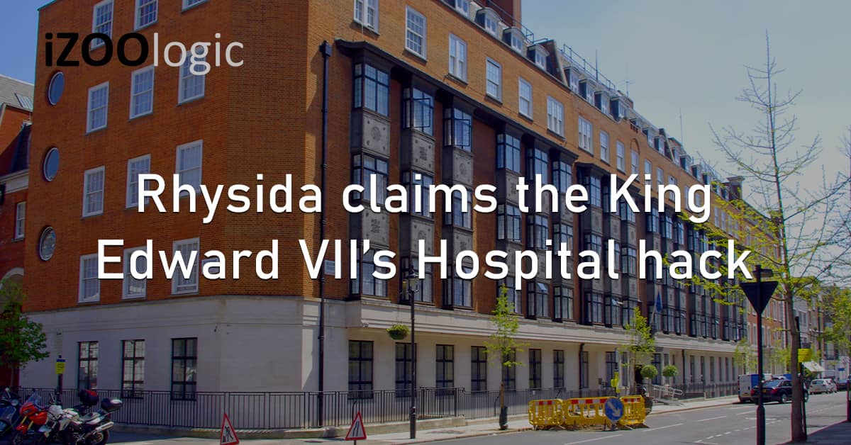 Rhysida Ransomware King Edward VII's Hospital Hack Cybersecurity