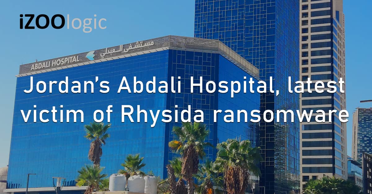 Jordan Middle East Abdali Hospital Rhysida Ransomware Breach Cyberattack