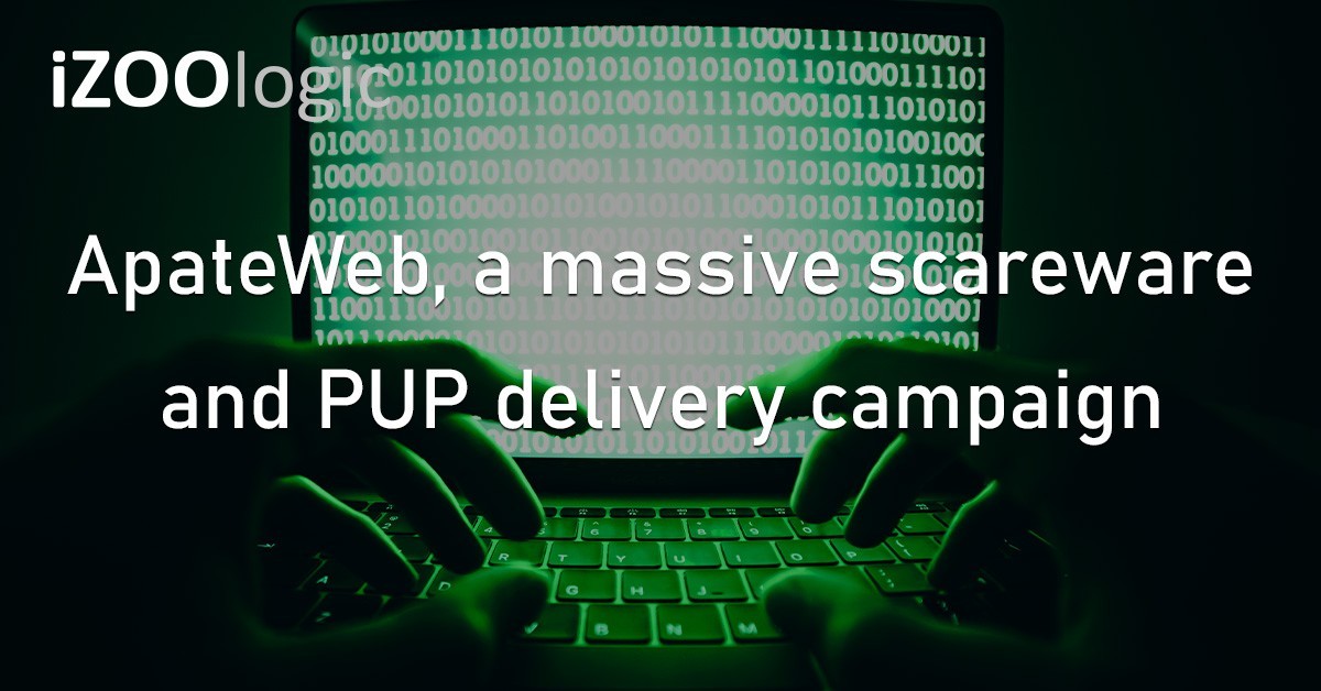 Apate Web Scareware PUP Delivery Threat Campaign