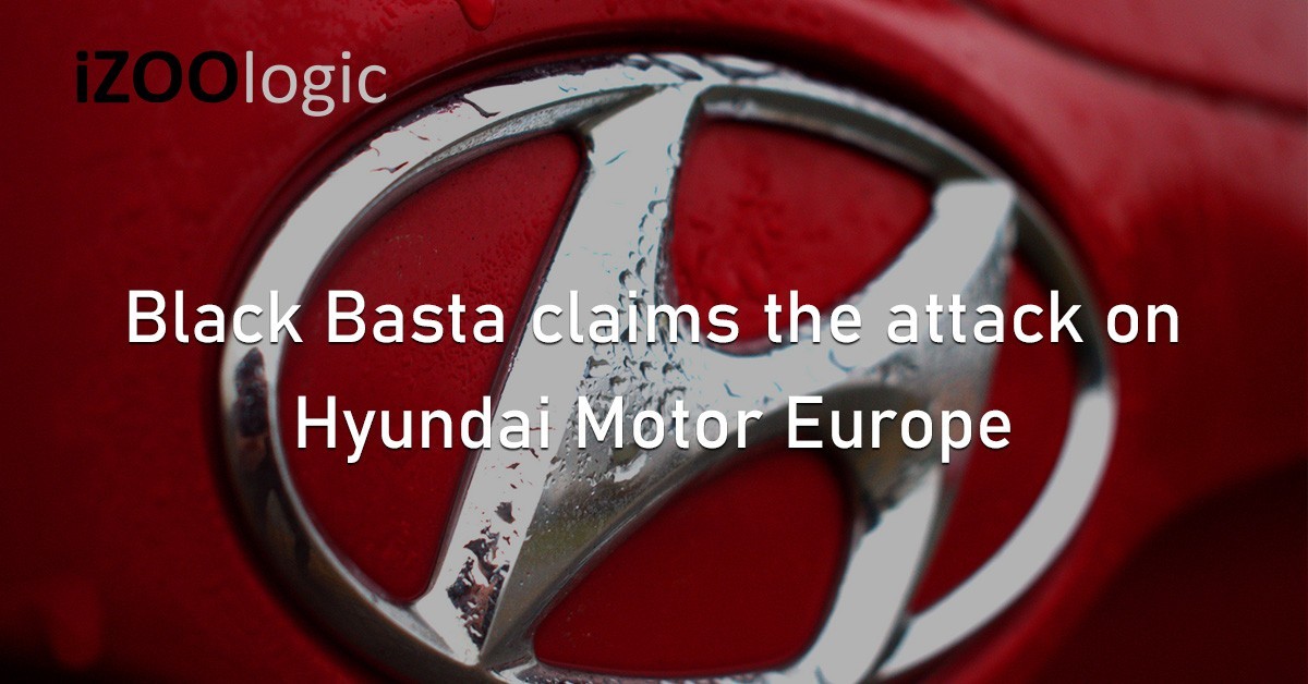 Hyundai Motor Europe BlackBasta Ransomware Data Breach Cyberattack