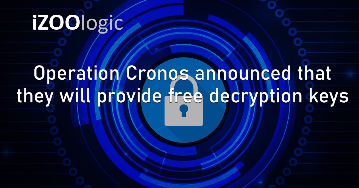 Operation Cronos Decryption keys Source Code Cybersecurity Data recovery