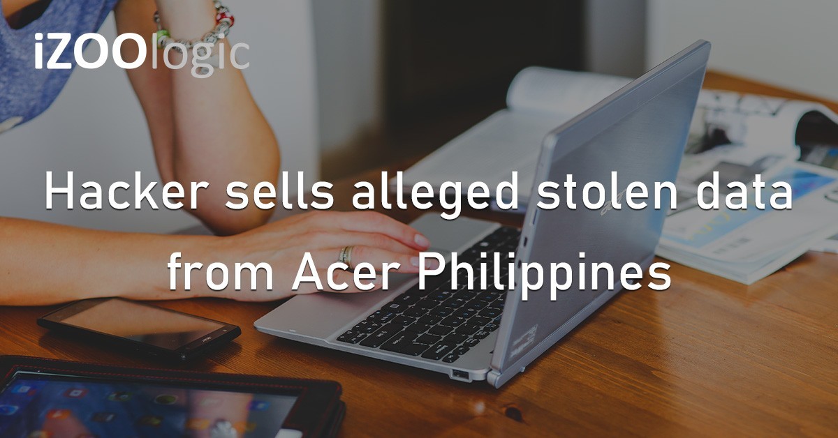 Acer Philippines Data Breach Dark Web