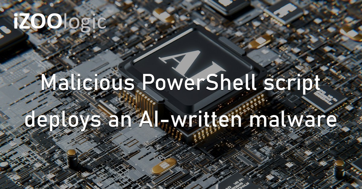 PowerShell Script Artificial Intelligence AI Malware Scully Spider Gang