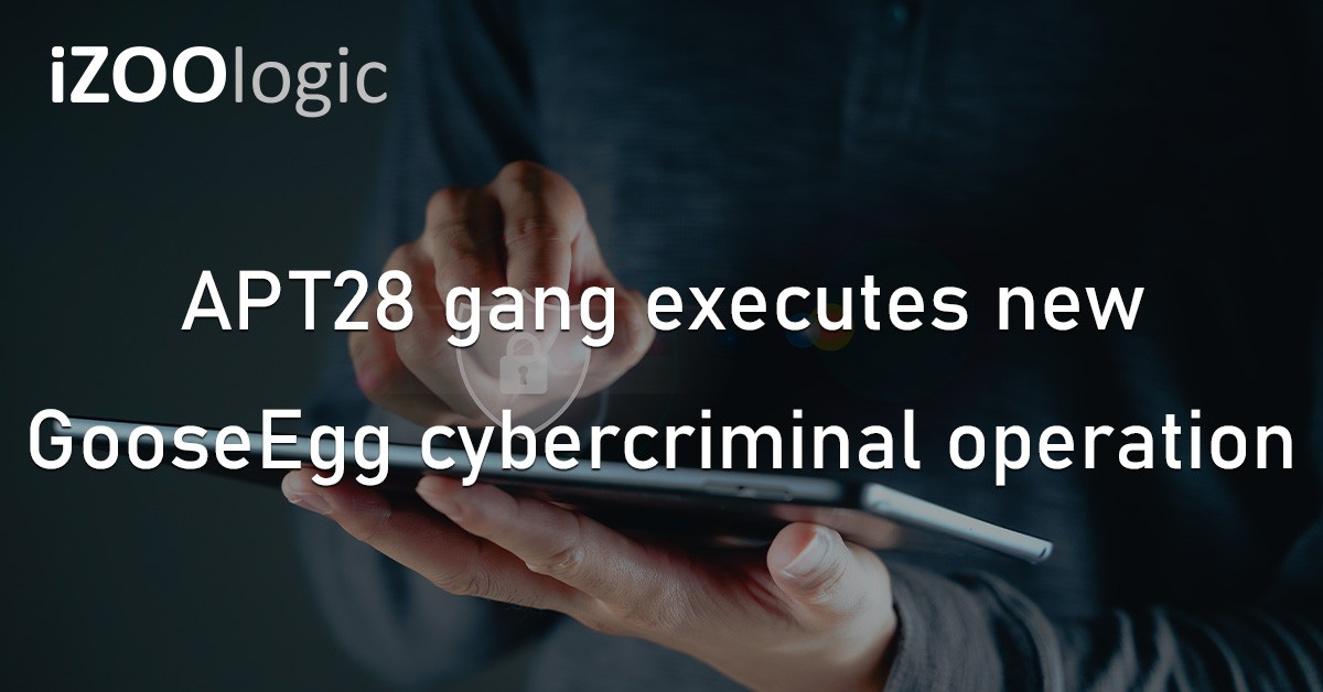 GooseEgg Cybercrime APT28 Cyberespionage