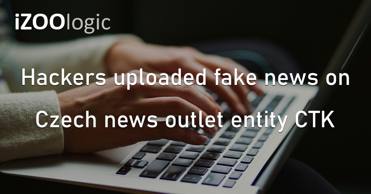 CTK Fake News Hackers Czech News Agency