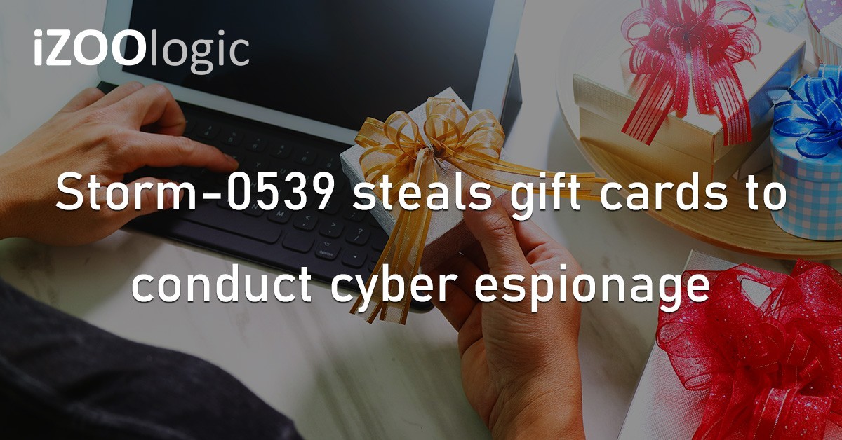 Storm-0539 Gift Card Theft Cyberespionage US Phishing Attacks