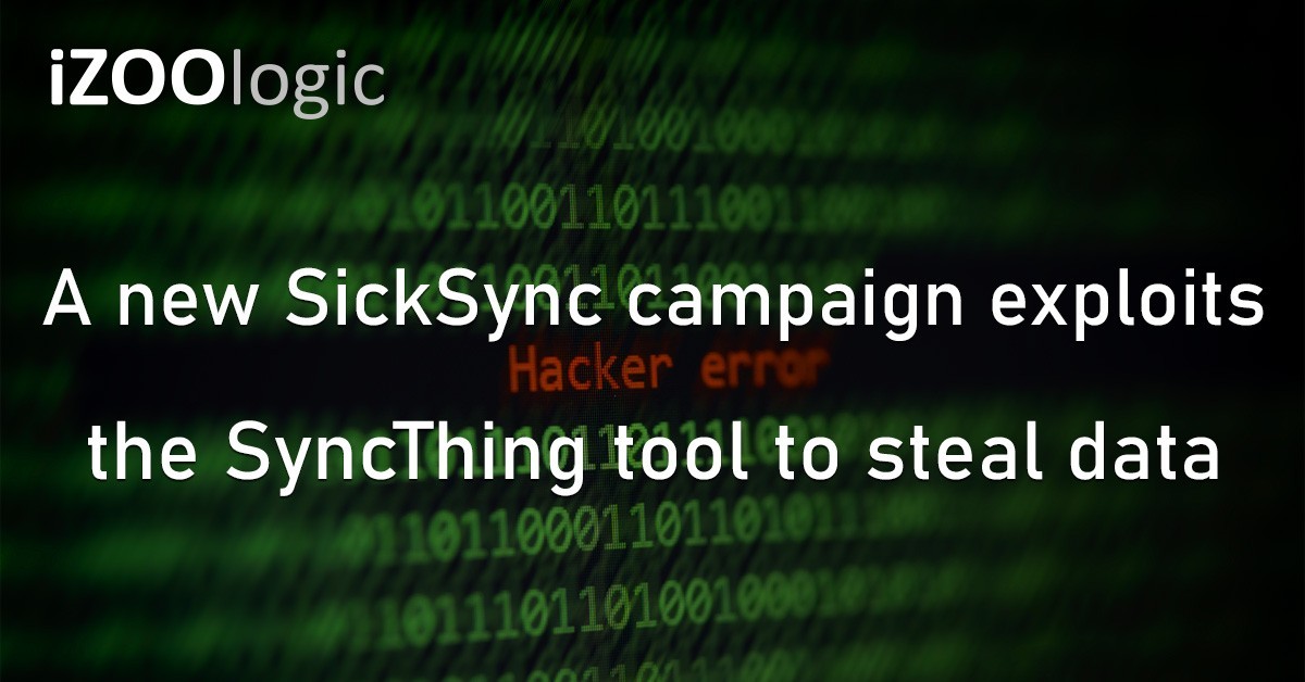 SickSync Campaign SyncThing Tool SPECTRMalware Cybercrime Phishing