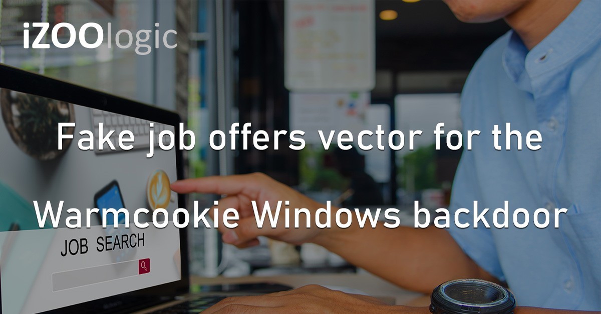 Warmcookie Malware Windows Backdoor Fake Job Offers Phishing Fraud Alert