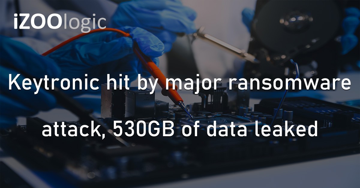 Keytronic Ransomware Attack Data Leak Security Breach PCBA