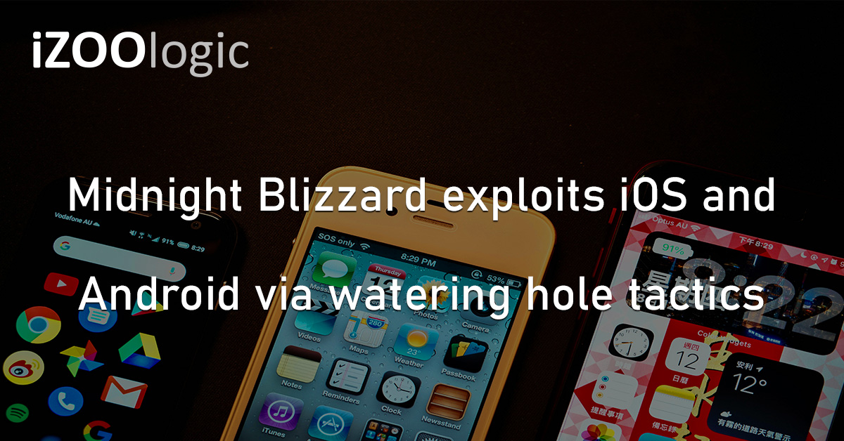 Midnight Blizzard APT iOS Android OS Watering Hole Attack Cyberattack Threat Alert