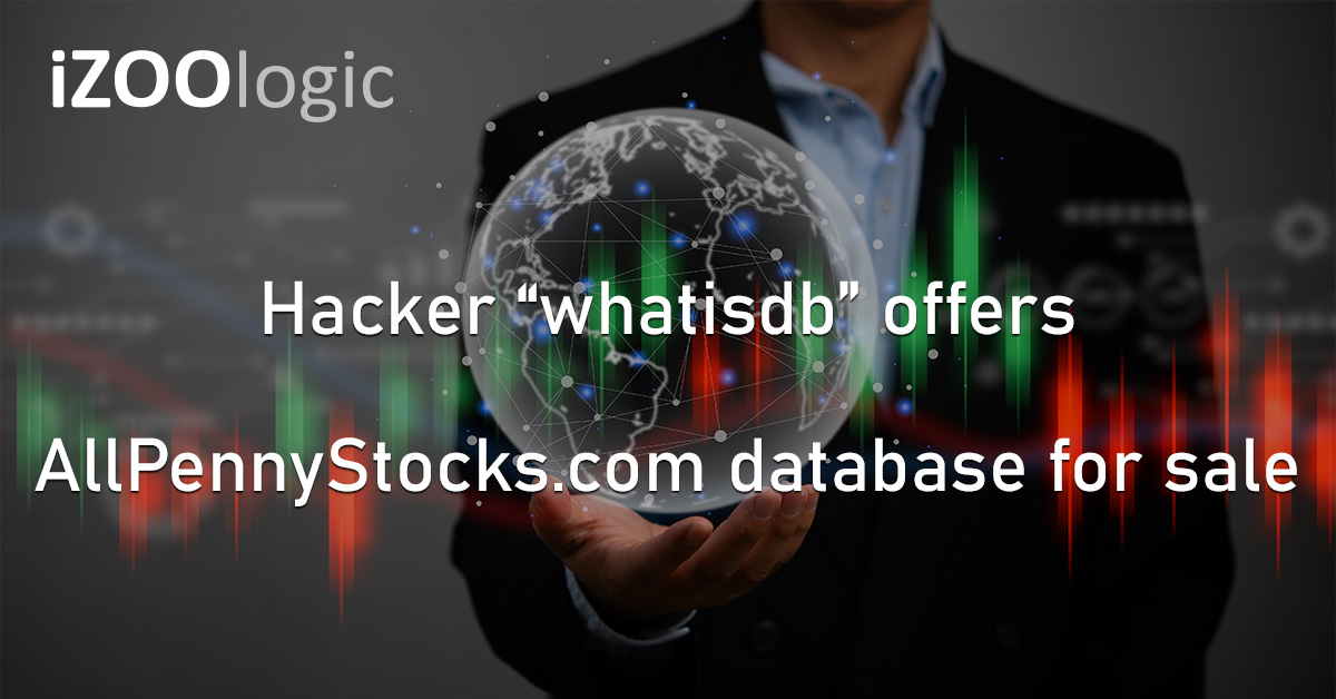 whatisdb AllPennyStocks.com Data Theft Hackers Cybercrime Dark Web